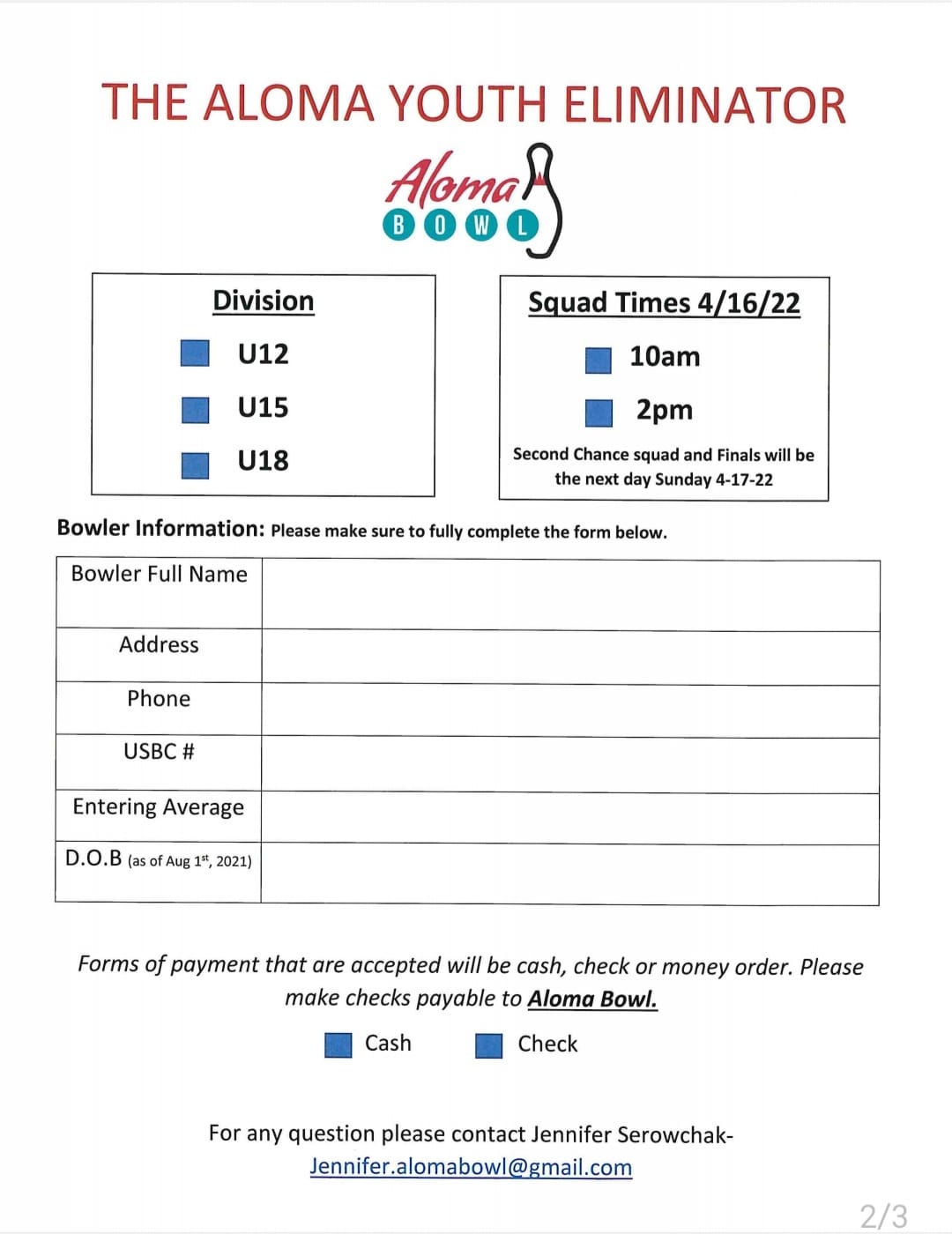 Youth Tournaments Orlando Regional USBC